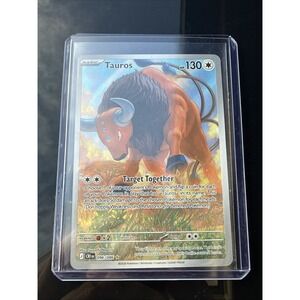 Tauros 96/86 Illustration Rare Pokemon TCG Holo Card Chaos Rising ME04 NM